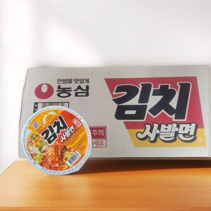[농심] 김치 사발면 86g x 24개 컵라면 한박스