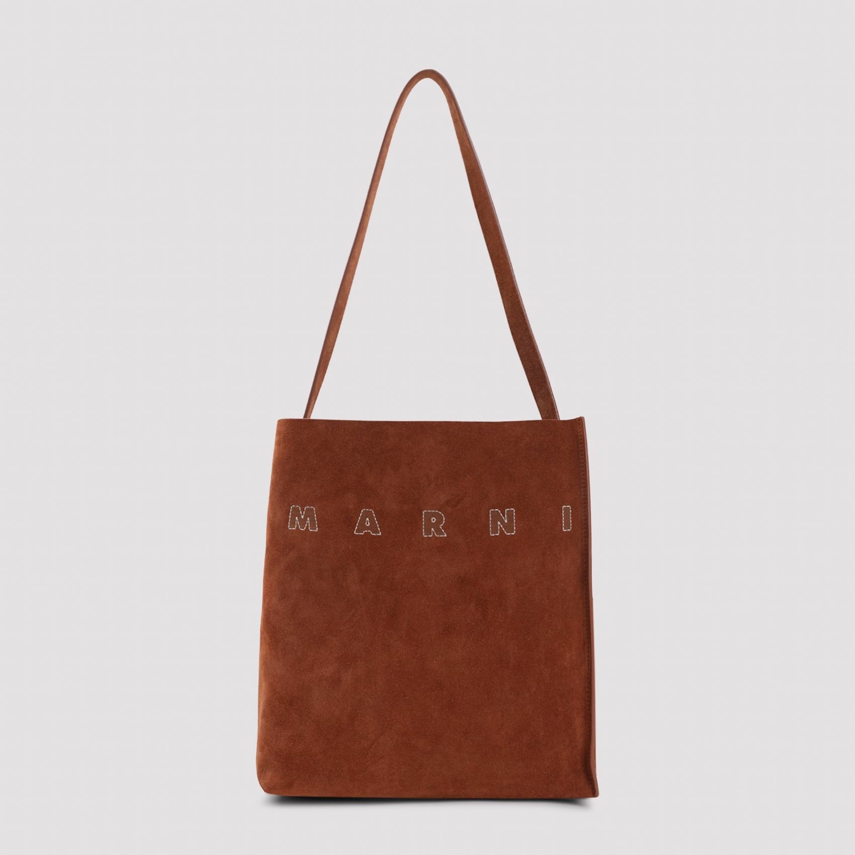 마르니 26FW Marni Suede 로고 토트 백 SHMP0111U3P926700M28