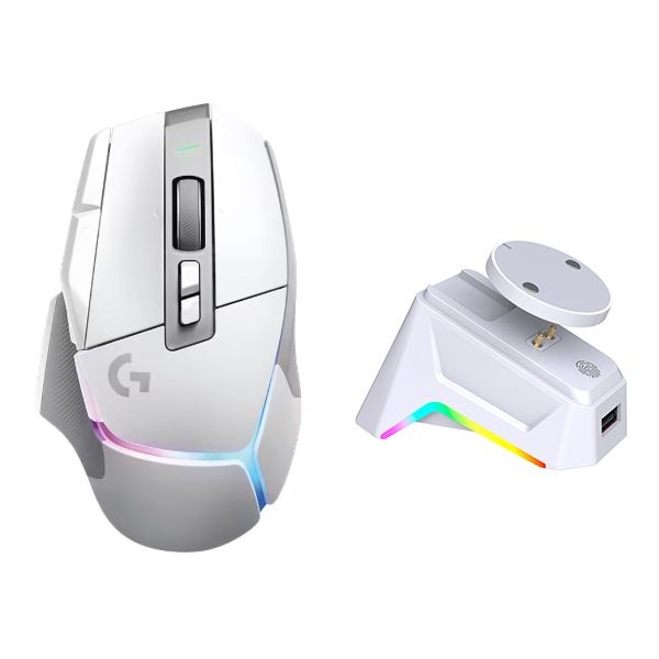 충전독+장패드증정 로지텍G G502 X PLUS Wireless 게이밍 유무선 마우스 화이트