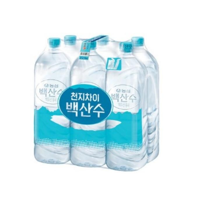 백산수 2L 24병(유/무라벨 랜덤)