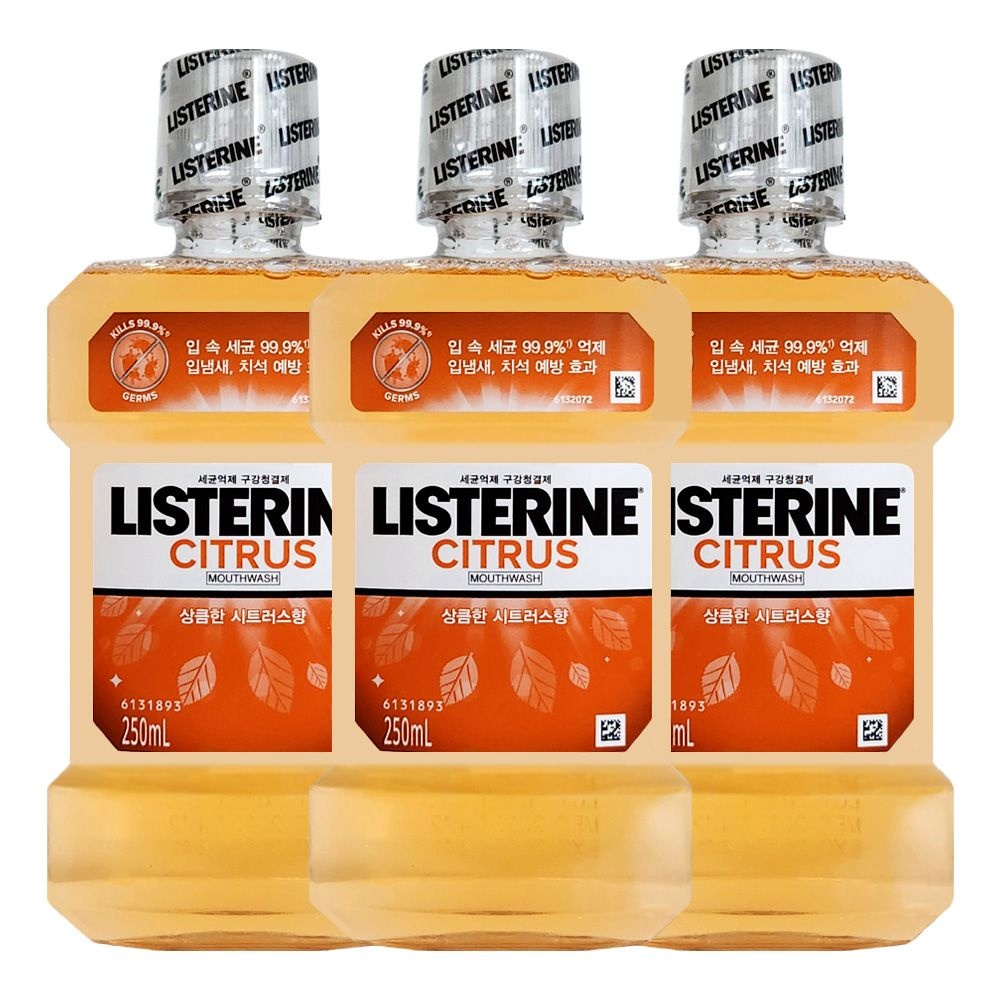 리스테린 시트러스 250ml X 3개