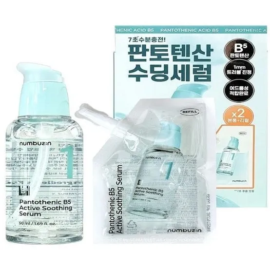 넘버즈인 1번 판토텐산 액티브업 수딩 세럼 50ml+50ml 기획세트...