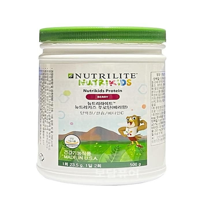 암웨이 뉴트리키즈 푸로틴 베리 500g 어린이 단백질(AD)
