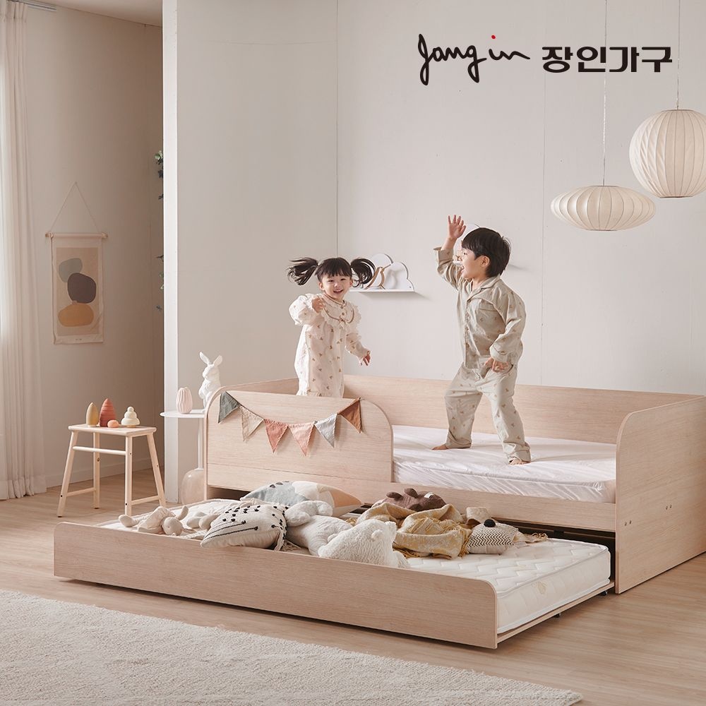 장인가구 뉴피터 E0등급 저상형 슬라이딩 침대 (일반형/2단 침대형/ 수납형)