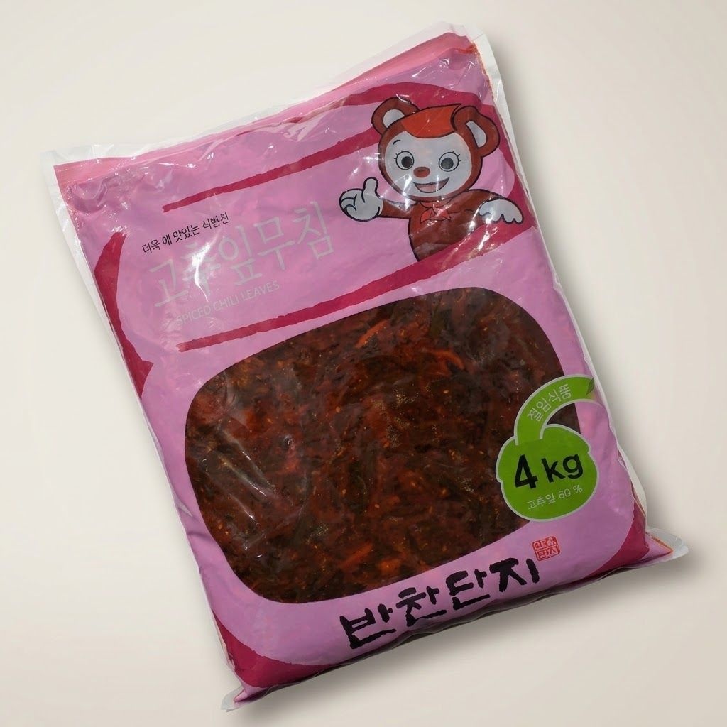 반찬단지 반찬단지 대용량 고추잎무침 사업자용 간편조리 4kg