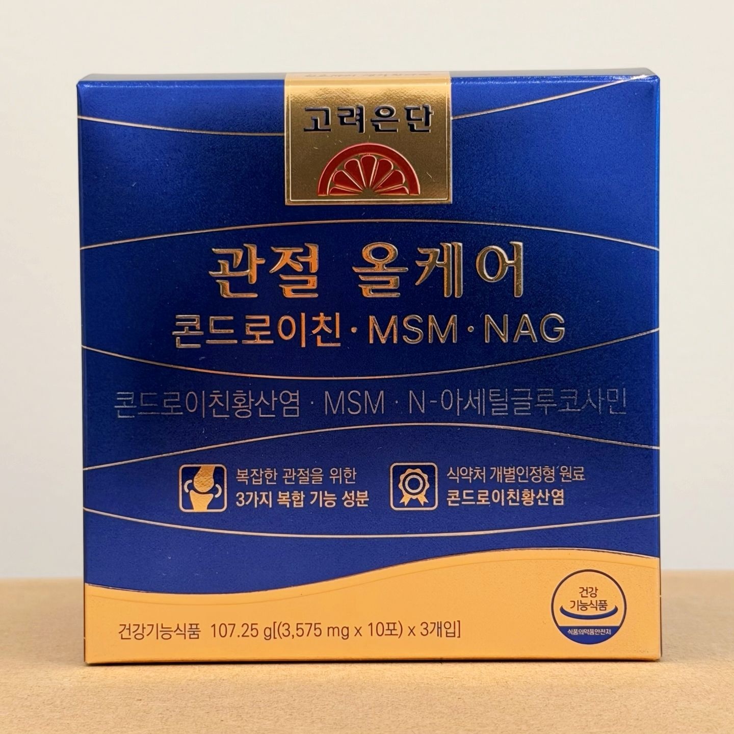 고려은단 관절 올케어 콘드로이친 MSM NAG 30포 1개