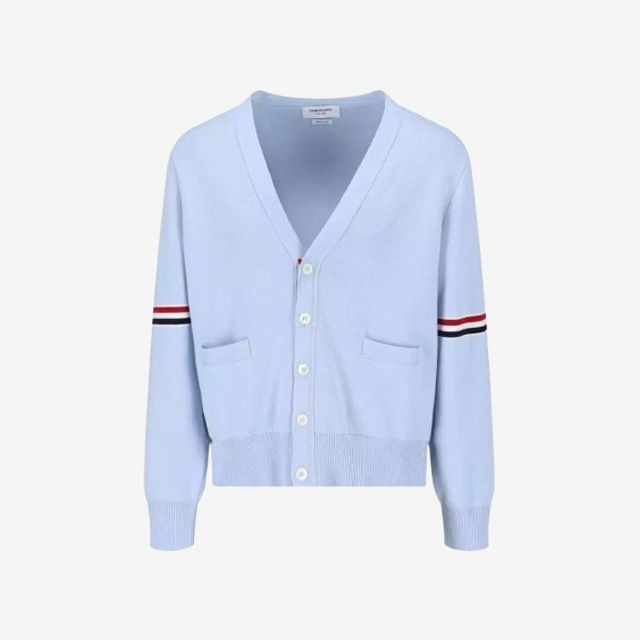 톰브라운 암밴딩 가디건 라이트블루 남성 MKC310A Y3007 480