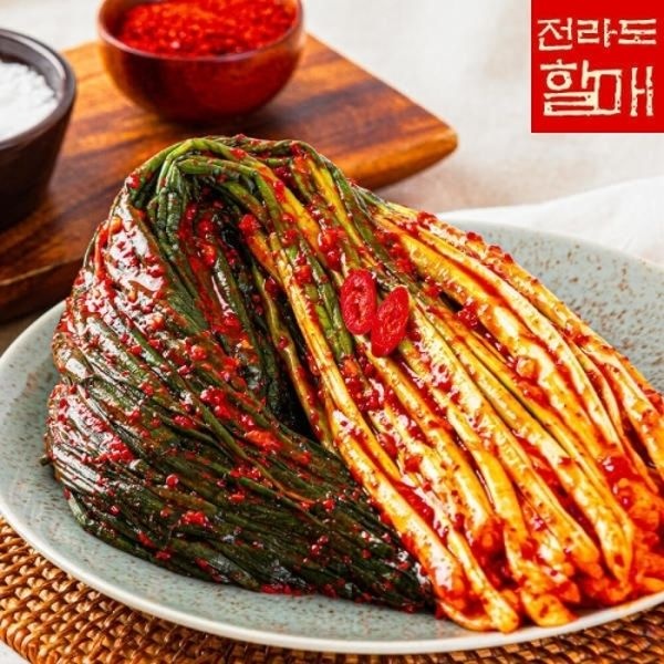 전라도할매 국내산 원재료 프리미엄 파김치 1kg