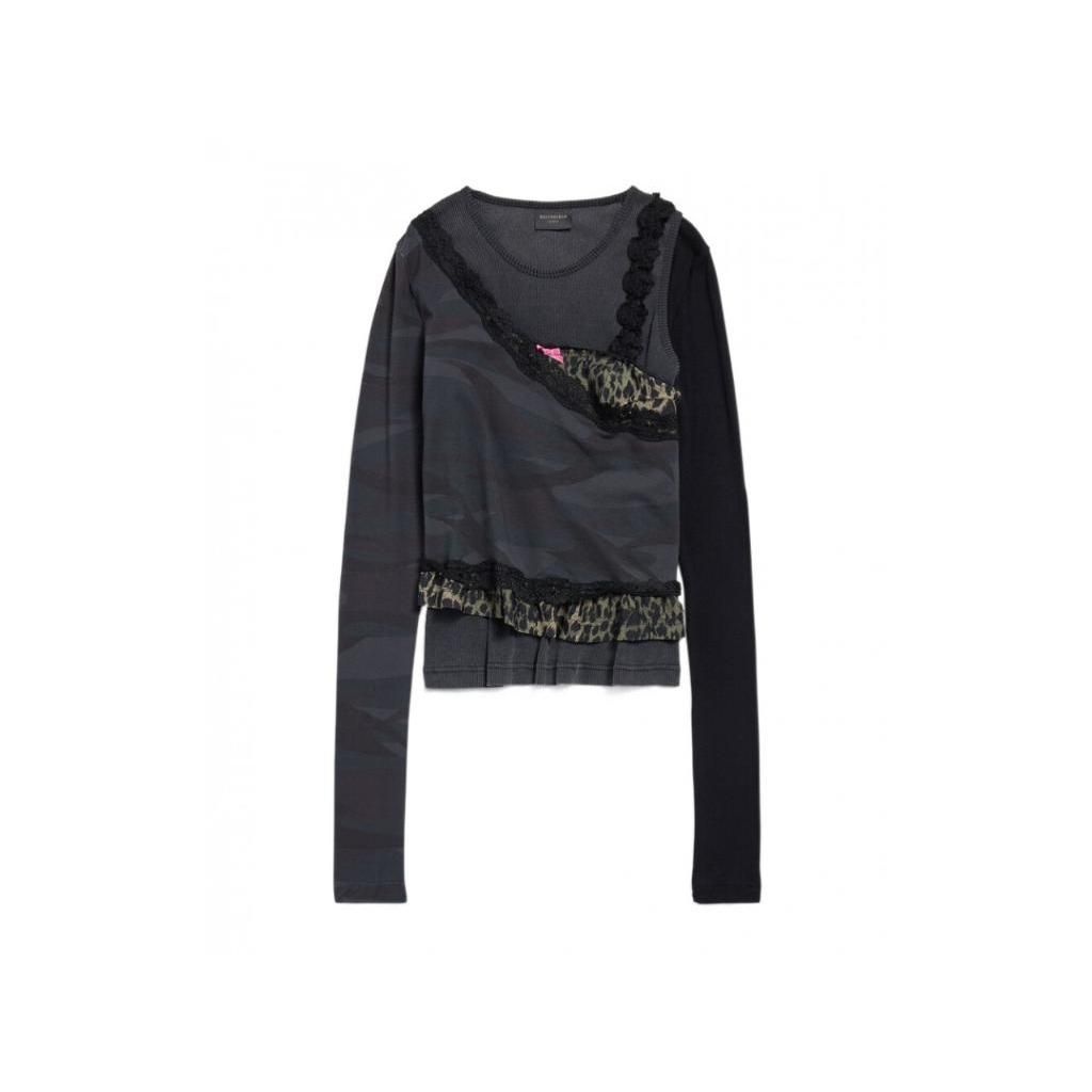 [해외] 발렌시아가 26SS Balenciaga 탑 made of combined materials 838547TNVB21160 TP578922618