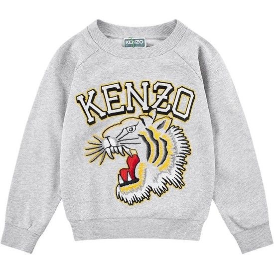 24SS 키즈 타이거 로고 맨투맨(그레이) K60323 A47