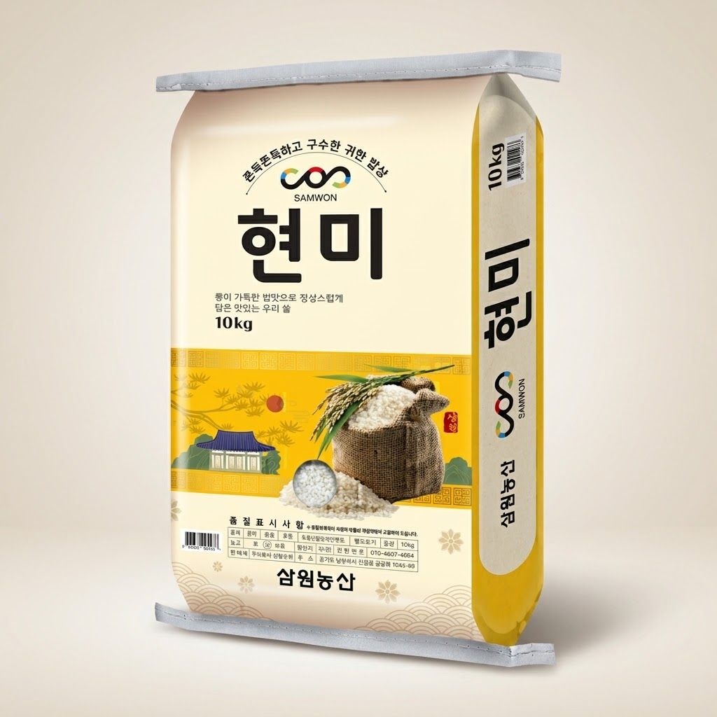 삼원농산 현미 10kg 햇 2025년산 쌀대체