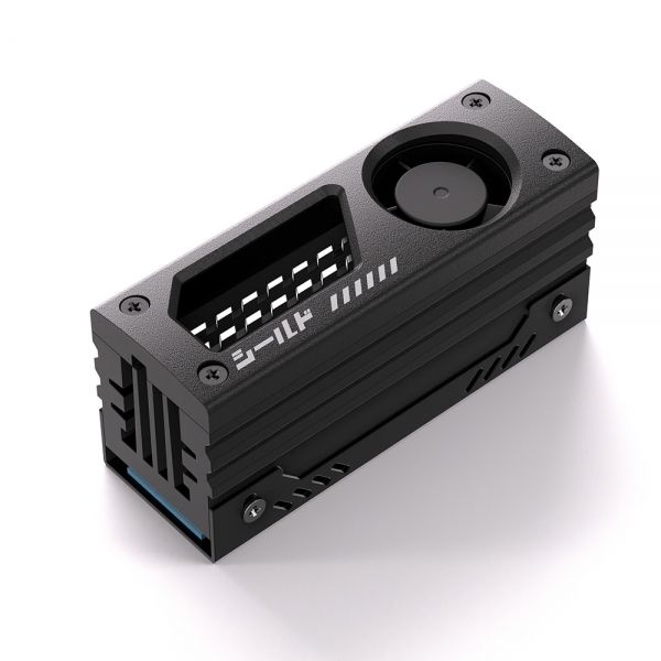 EZDIY-FAB SHIELD M.2 SSD 히트싱크 쿨링팬 (블랙)