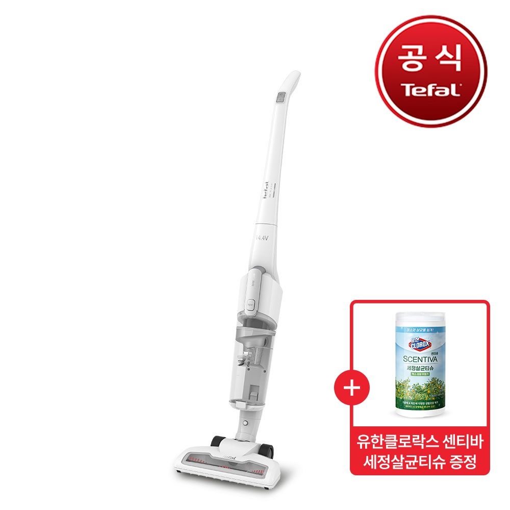 [테팔] 무선청소기 에어포스라이트 TY6547+유한클로락스 세정티슈 증정
