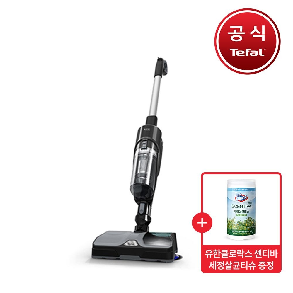 테팔 [테팔] 무선청소기 엑스콤보 GF3039KO+유한클로락스 세정티슈 증정