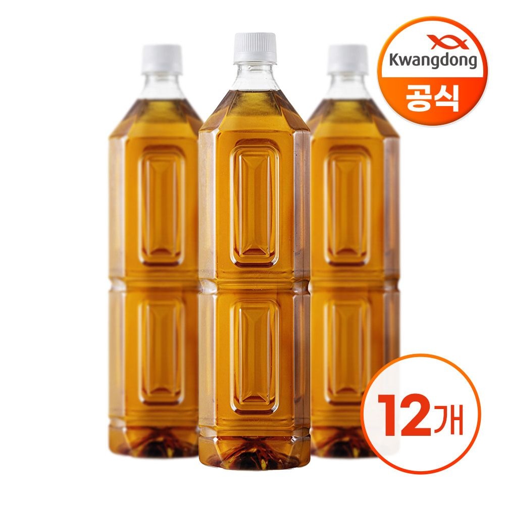 [패션플러스][광동]광동 옥수수수염차 무라벨 1.5L X 12병