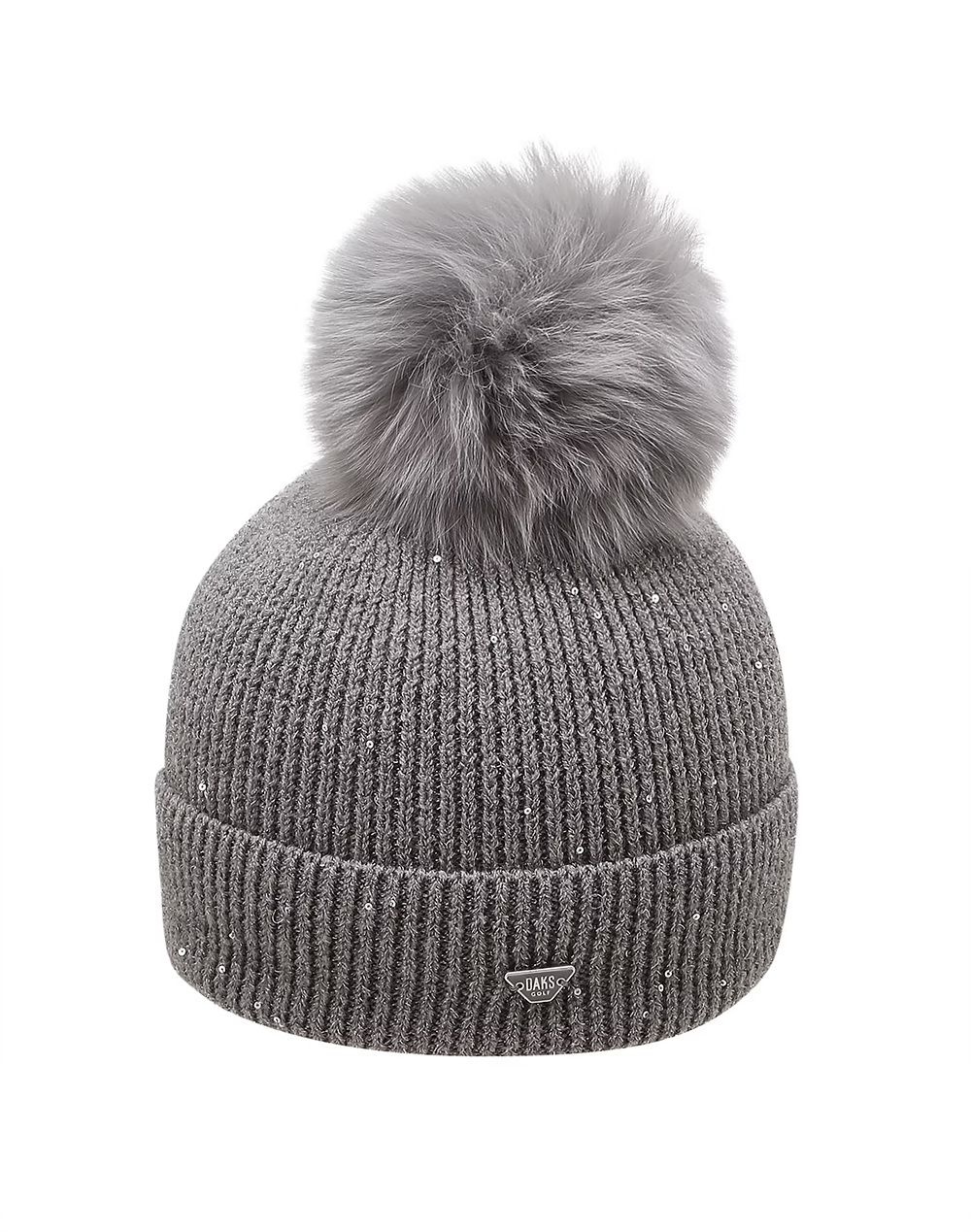 닥스 [AK수원점] [닥스]26FW PREMIUM 여성 FUR 방울 니트 비니 DNHE6F754G3