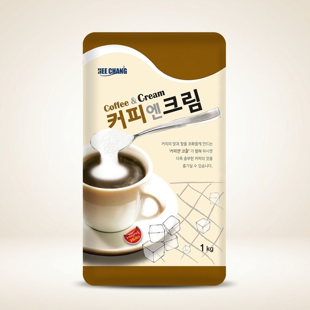 희창 카페용 프림 크리마 커피엔크림 1kg