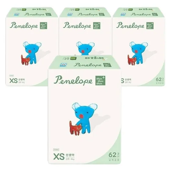 페넬로페 씬씬씬 플러스 밴드 1단계 남여공용 62Px4팩