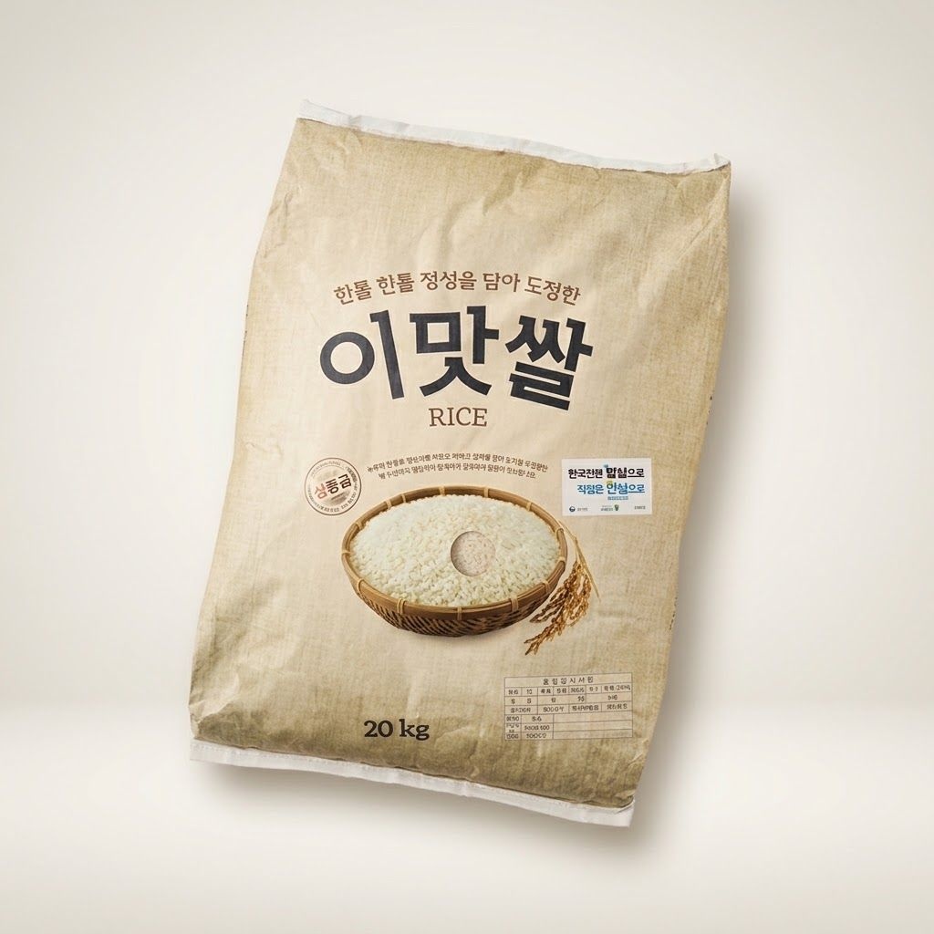 이맛쌀 이맛쌀 국산 밥쌀 대용량 20kg