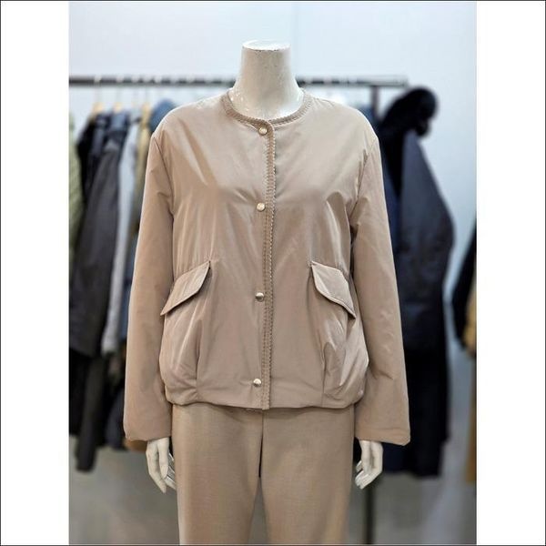 BCBG [하프클럽]BCBG 올앤선드리 세이브존02 라운드넥 포켓 패딩 점퍼 A6S1R112