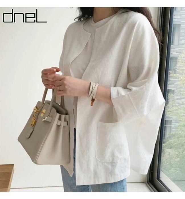 (현대Hmall) [드넬][드넬]오픈린넨자켓DWJ31089A