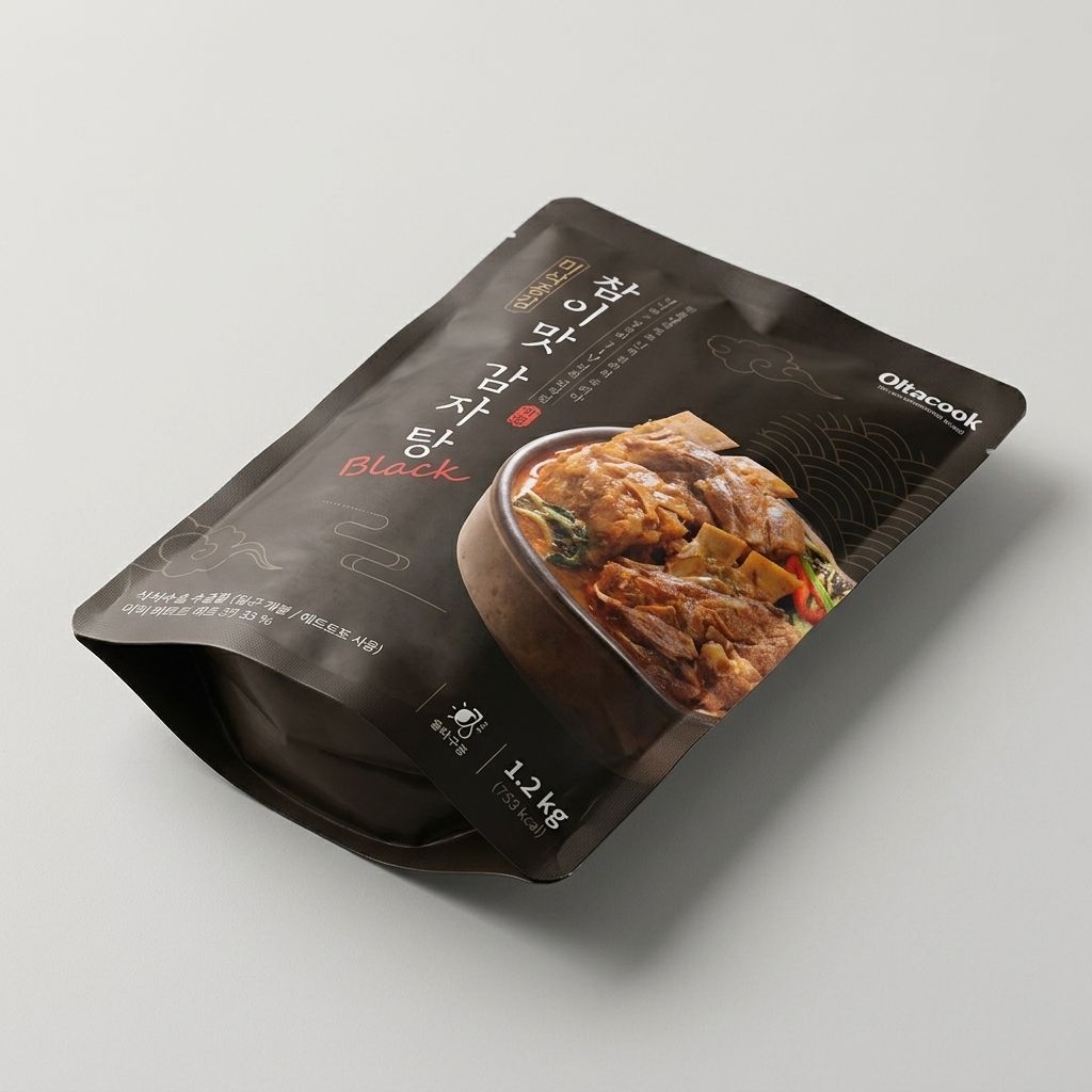 참이맛 집밥장인 블랙 참이맛 감자탕 40년전통 1.2kg 5개