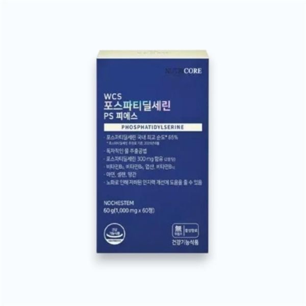 뉴트리코어 포스파티딜세린 800mg x 60캡슐 1박스