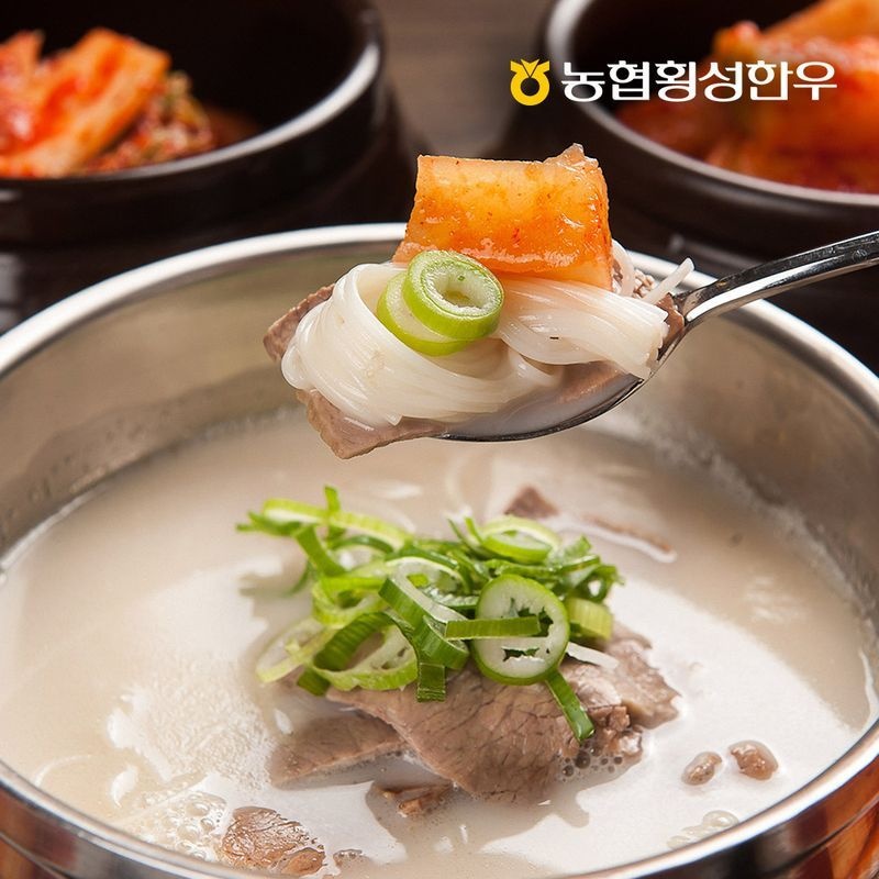 동횡성농협한우 [동횡성농협] 농협 횡성한우 사골 곰탕 600ml x 10봉