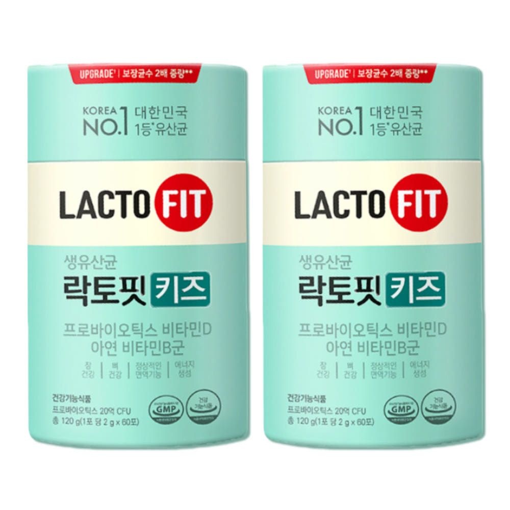 종근당건강 락토핏 키즈 유산균 비타민D 아연 비타민B군 포함 (120일분)