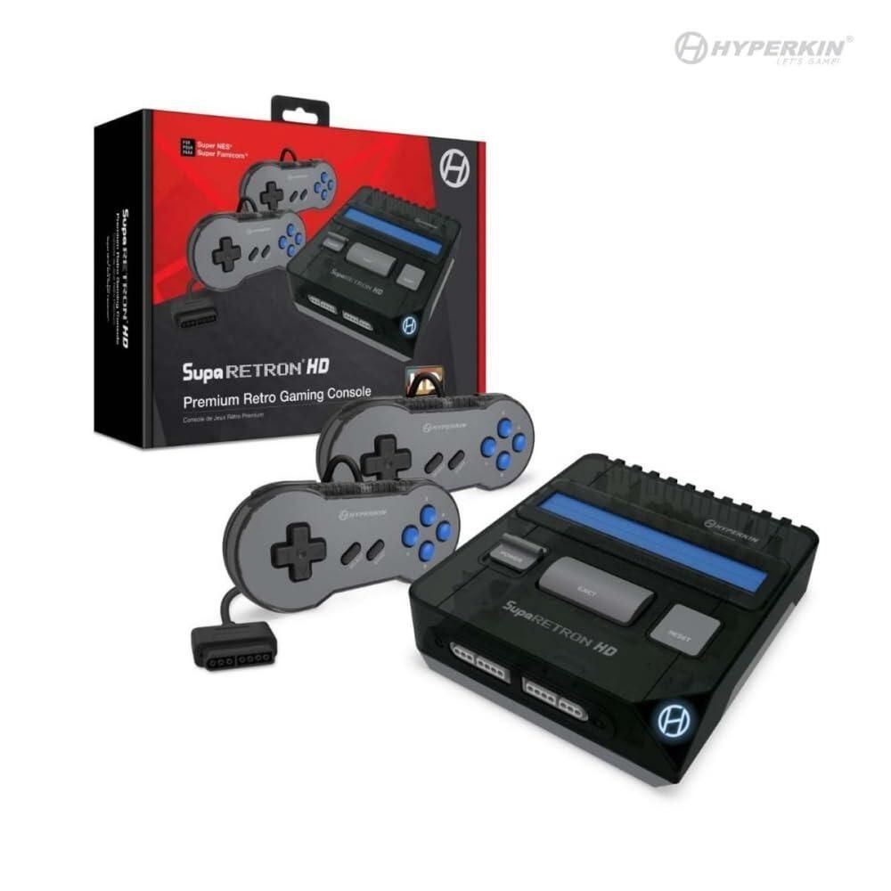 [해외] Hyperkin Suparetron HD Gaming Console for Super NES/Super Famicom Space Black - NES [호환]