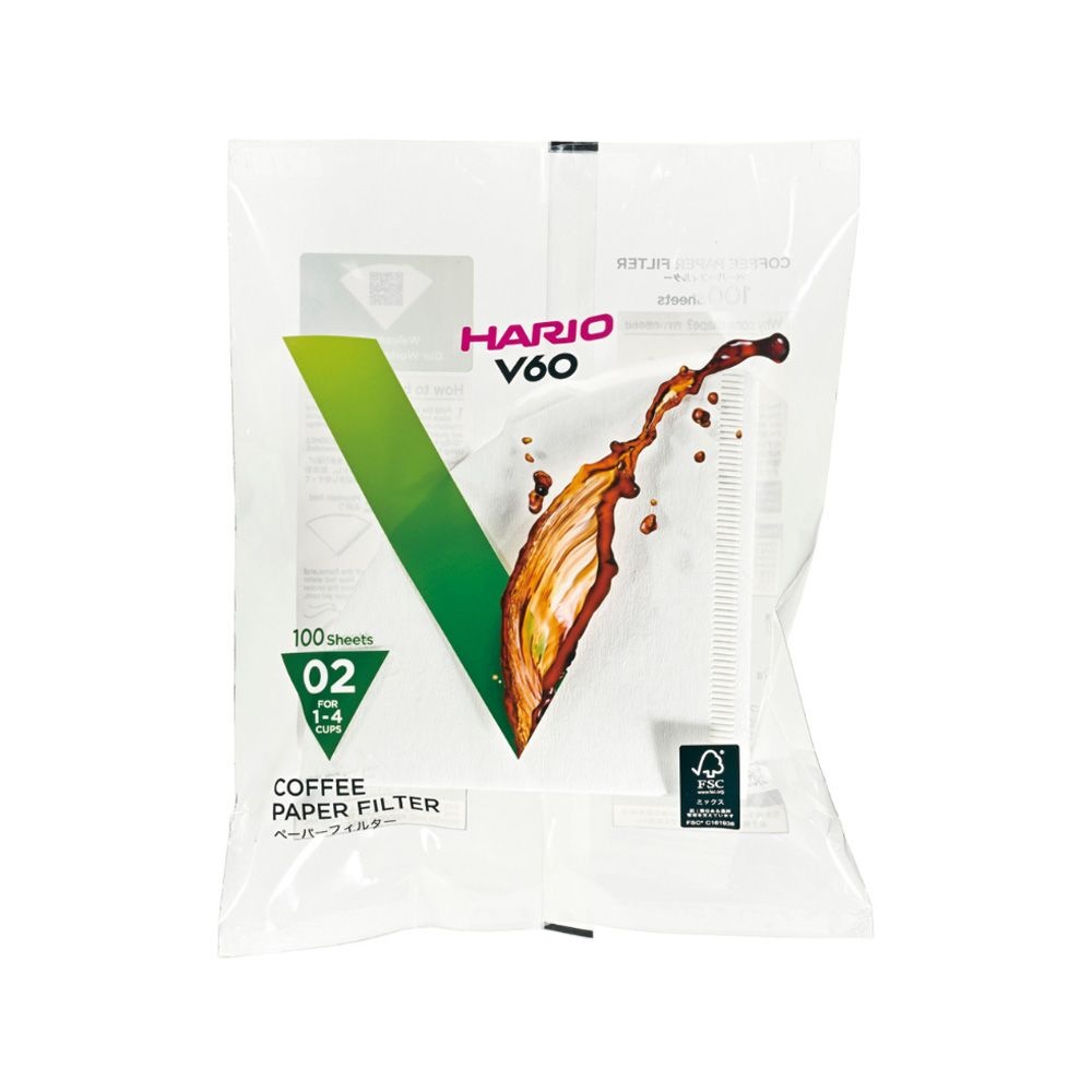 하리오 02 화이트 여과지 1 4인용 VCF 02 100W