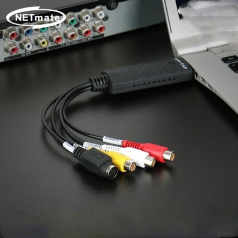 NETMATE NM-RB93 USB2.0 TO AV 캡쳐 컨버터-HDMI.캡쳐카드.영상녹화기.CCTV.캡쳐솔루션.HD.HD.영상녹화.