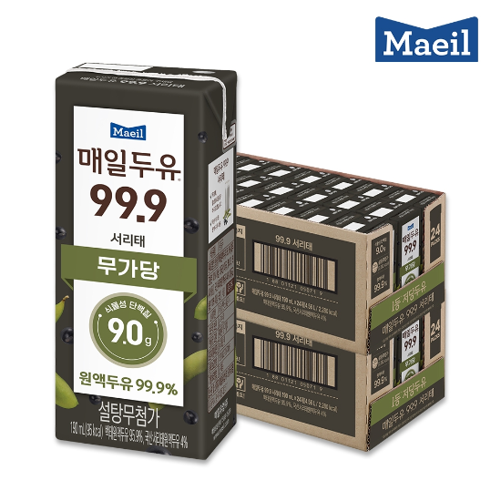 G 매일두유 99.9 서리태 190ml 48팩