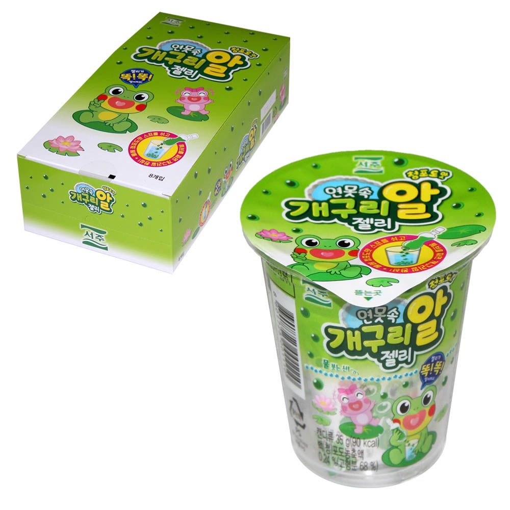 [오늘출발] 개구리알 젤리 청포도맛 35g x 8개입