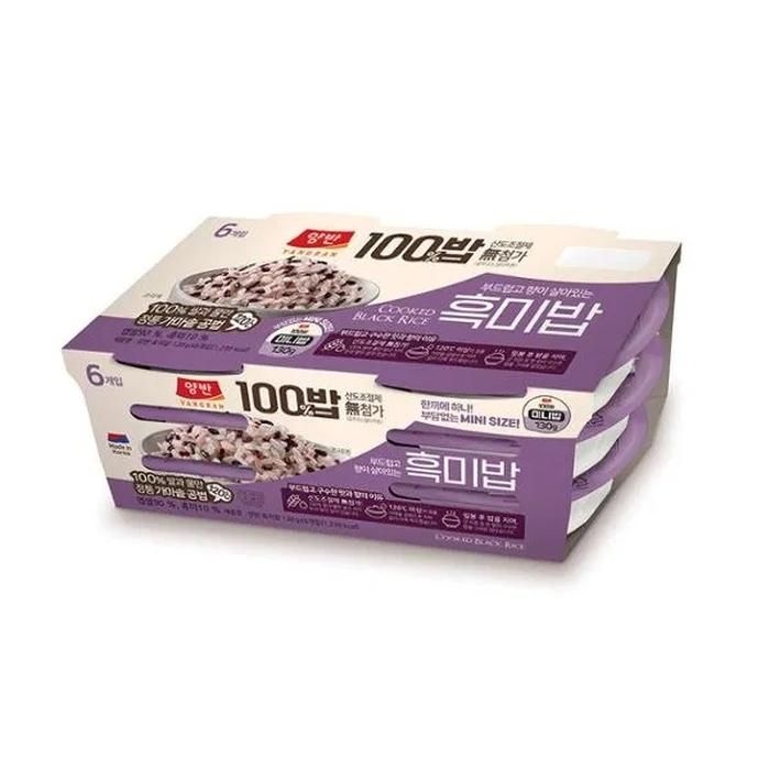 양반 100밥 흑미밥 130g x 36개