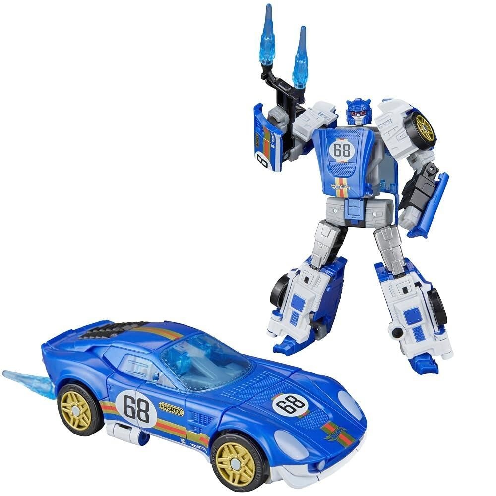 [해외] Transformers Collaborative Hot Wheels® x El Segundo Coupe 디럭스 클래스 12.7cm5인치 로봇 액션 피규어 경주용 자동차로 전환 8 [