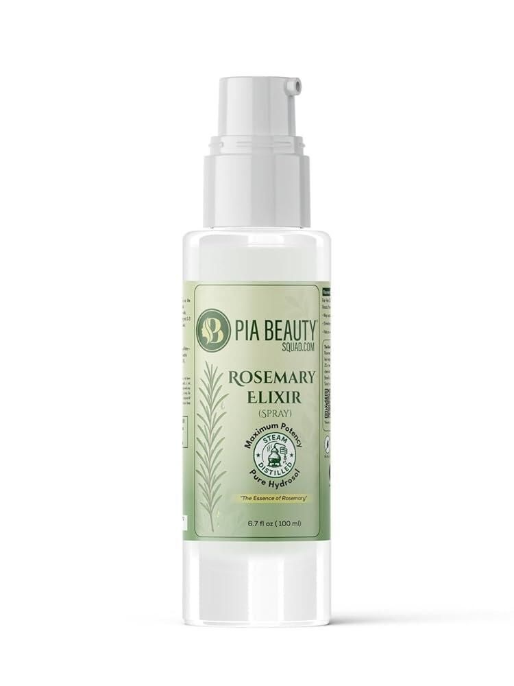 Pia beauty squad [해외] Pure Handmade Rosemary Spray for Hair & Scalp Care – Natural Water Mist may helpsin reducing Fall Dandruff Itchy Preservative Free Alcohol For Skin