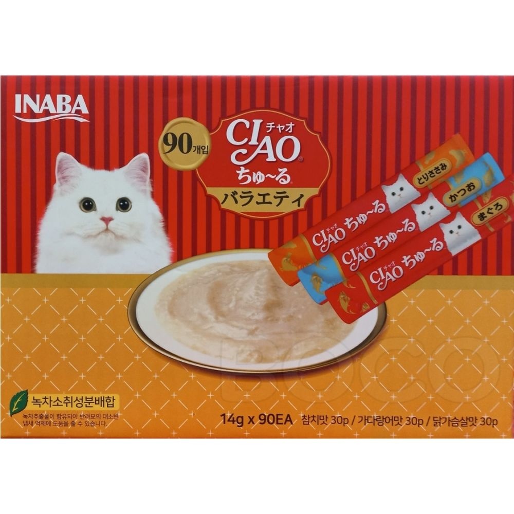 이바나 챠오츄르 고양이 간식 90개입 코스트코 대용량 차오 츄르