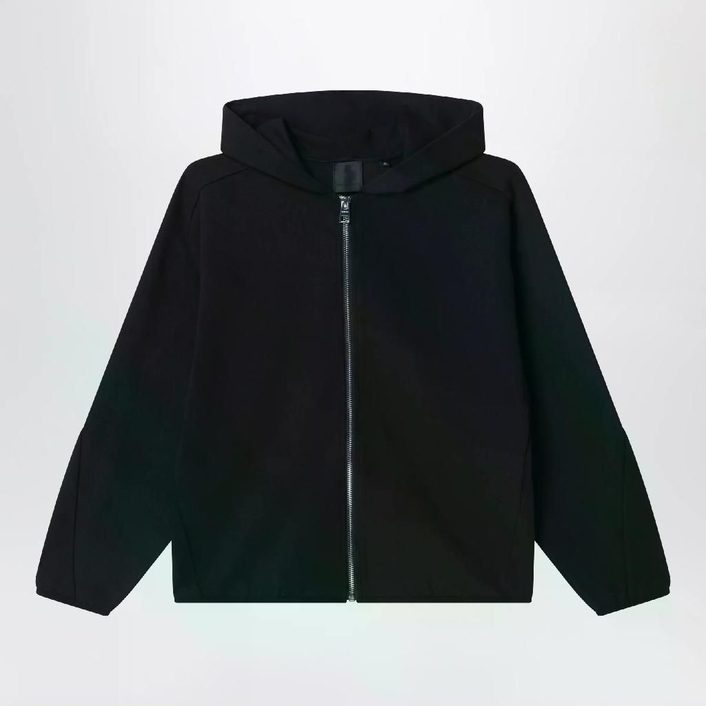 지방시 [해외] 지방시 26SS Givenchy 블랙 집 업 스웨트 셔츠 with 로고 embroidery H31097CO09B TP580573295