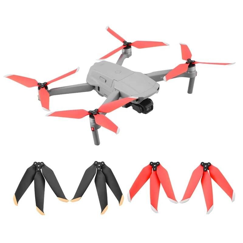UnKnown [해외] 입문용 농업용 드론 소음 감소 3 날 프로펠러 DJI MAVIC Air 2 2S 드론용 강력한 소품 블레이드 교체 날개 팬 액세서리