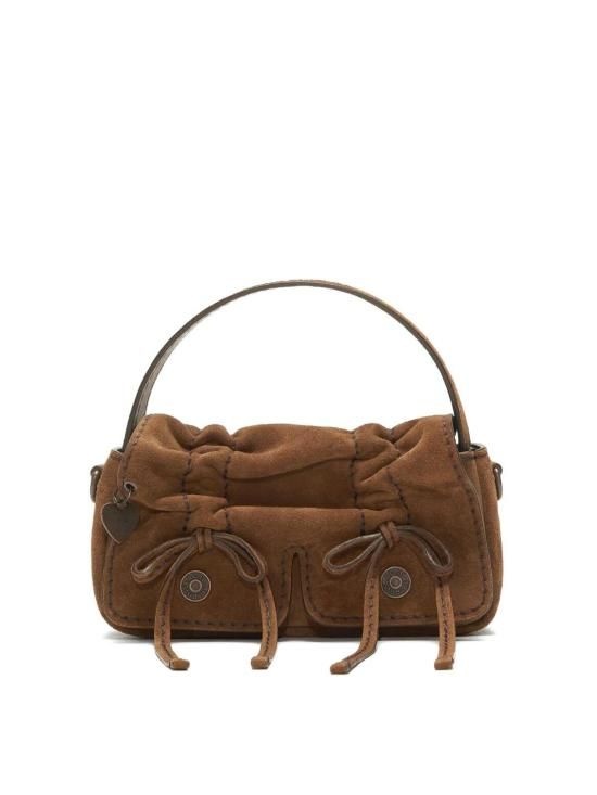 [해외] 아크네 스튜디오 26FW ACNE 스튜디오 멀티포켓 스웨이드 마이크로 백 C10265BROWN Brown