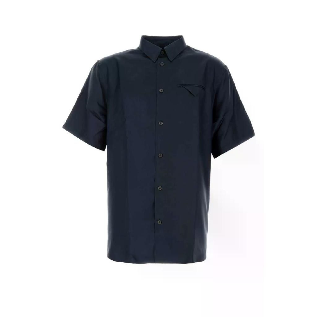 프라다 [해외] 프라다 25SS 프라다 다크 블루 satin 셔츠 UCS514SOOO16GEF0008 TP578431537