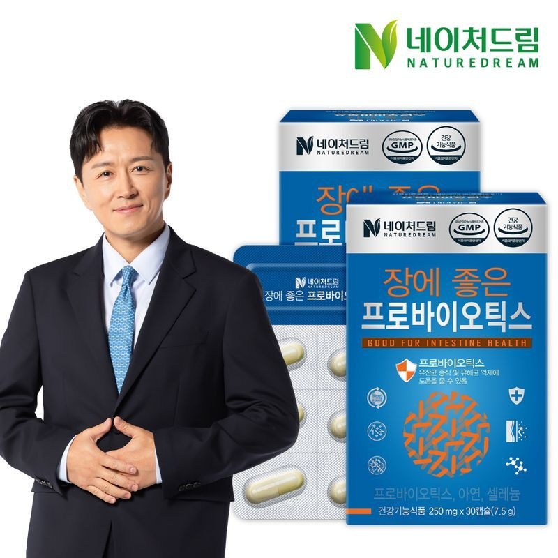 네이처드림 장에 좋은 프로바이오틱스 30캡슐 2박스