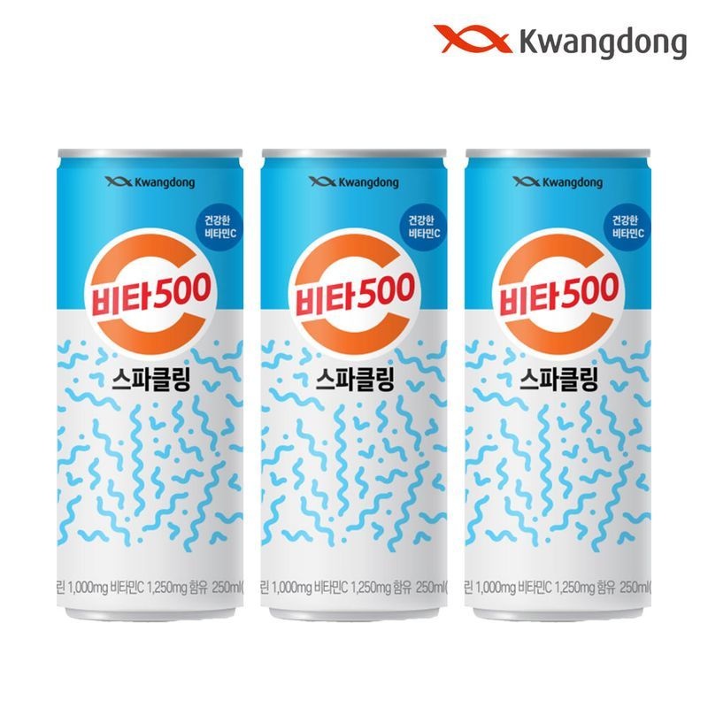 광동 비타500 스파클링 250ml x 48캔 (1박스)