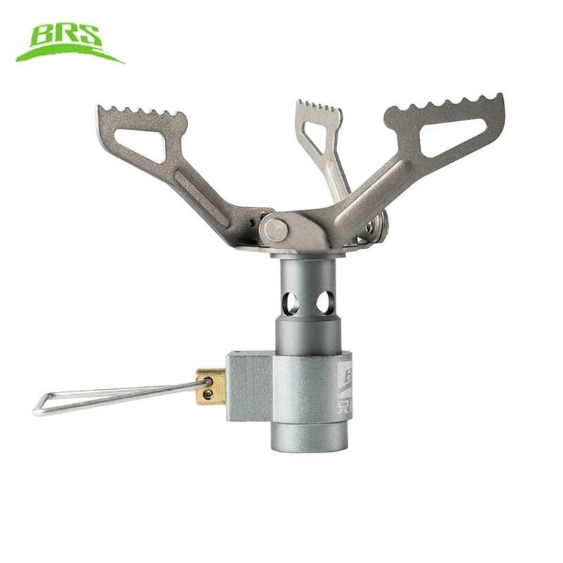 [해외] 휴대용 스토브 캠핑 버너 미니 BRS 티타늄 가스 야외 요리 초경량 용광로 25g BRS-3000T