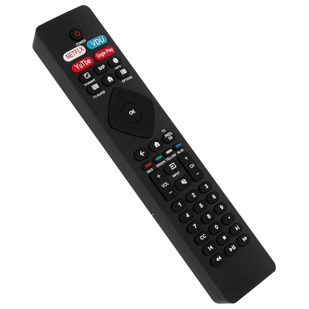 [해외] BT800 NH800UP URMT47CND002 IR 리모컨 호환교체 필립스 스마트 안드로이드 TV 5000/5604/5704 시리즈 텔레비전 50PFL5604/F7 50PFL56