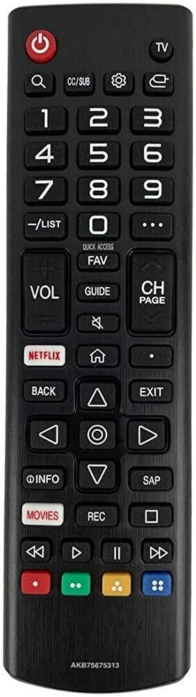 UBay [해외] 범용 리모컨 호환교체 모든 스마트 TV LCD LED OLED UHD HDTV 플라즈마 매직 3D 4K 8K Webos AKB76037601 AKB75095307 AKB75375604 AKB7567