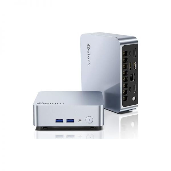 [해외] 게토를리 미니 PC AMD 라이젠 5 3500U 4코어 8스레드 최대 3.7GHz 소형 데스크탑 컴퓨터 16GB DDR4 RAM 512GB NVMe SSD 가성비 초