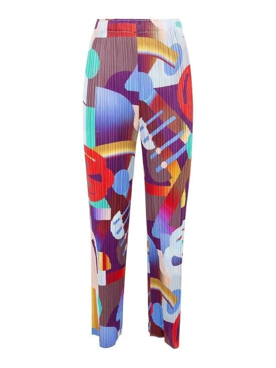 [해외] 플리츠 플리즈 25FW 플리츠플리즈 팬츠 PP66JF70424 Multicolour