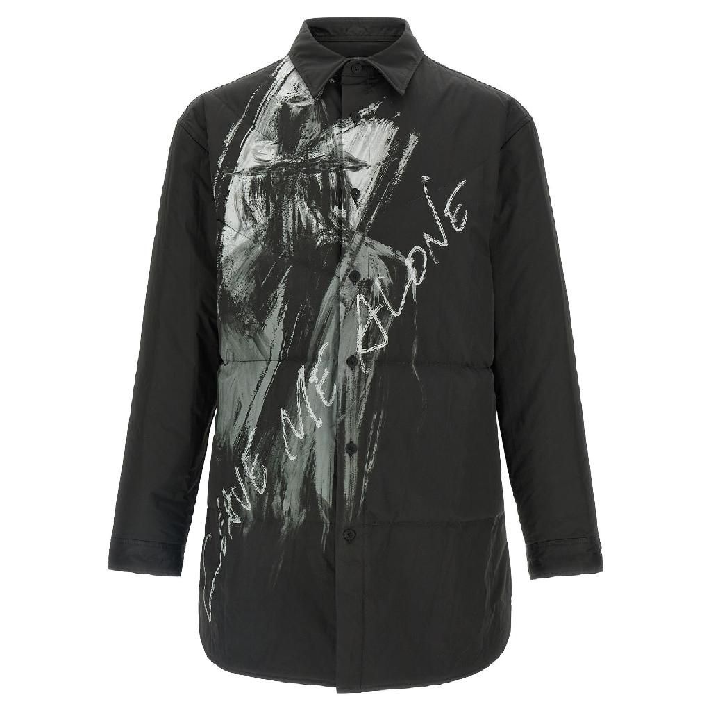 Yamamoto [해외] 야마모토 YOHJI YAMAMOTO 패딩 오버셔츠 HLB41909BLACK1